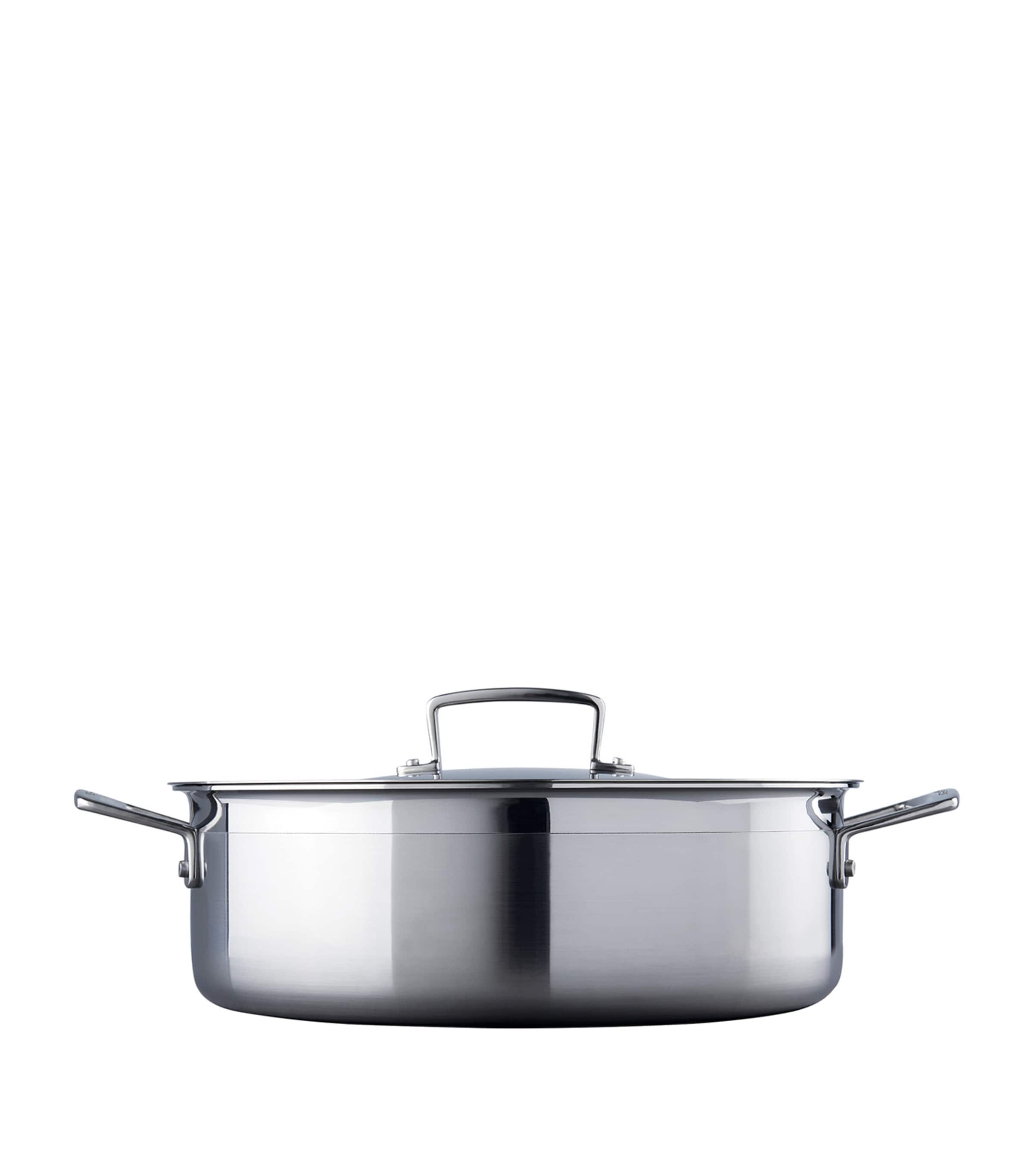 Le Creuset 3-ply stainless steel sauté pan 28cm, UK version