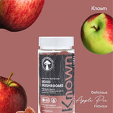 Known Nutrition mood mushroom gummies, imported from the UK