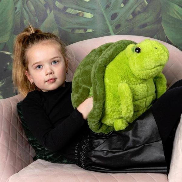 Cozy Noxxiez Turtle plush hand warmer cushion, imported from the UK