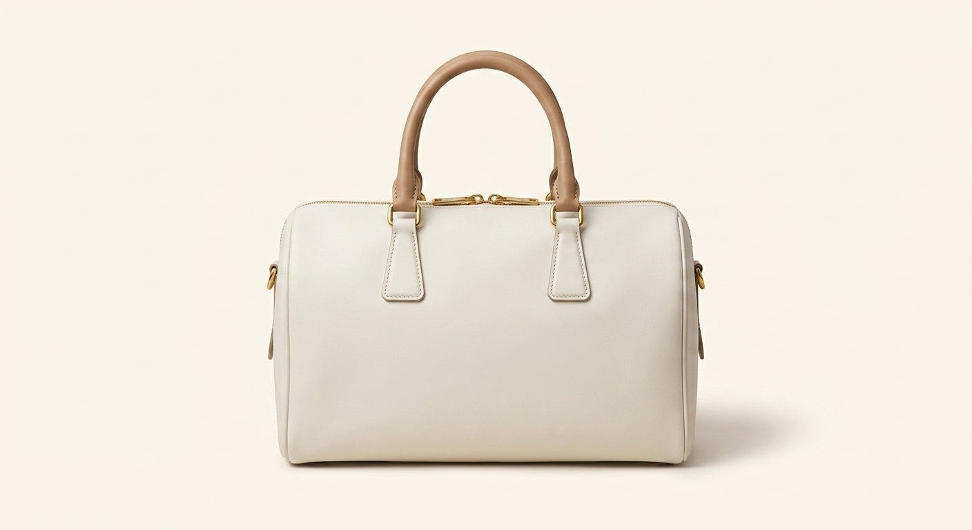 Prada small leather top handle bag with shoulder strap, UK version