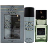 Jacques Bogart One Man Show gift set with 100ml EDT and body spray, imported from the UK