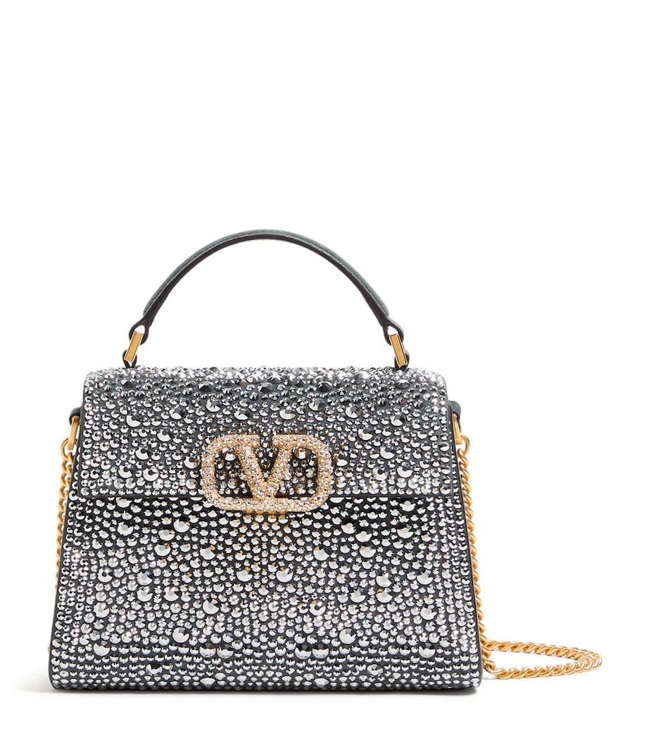 Valentino Garavani mini leather top-handle bag - British product