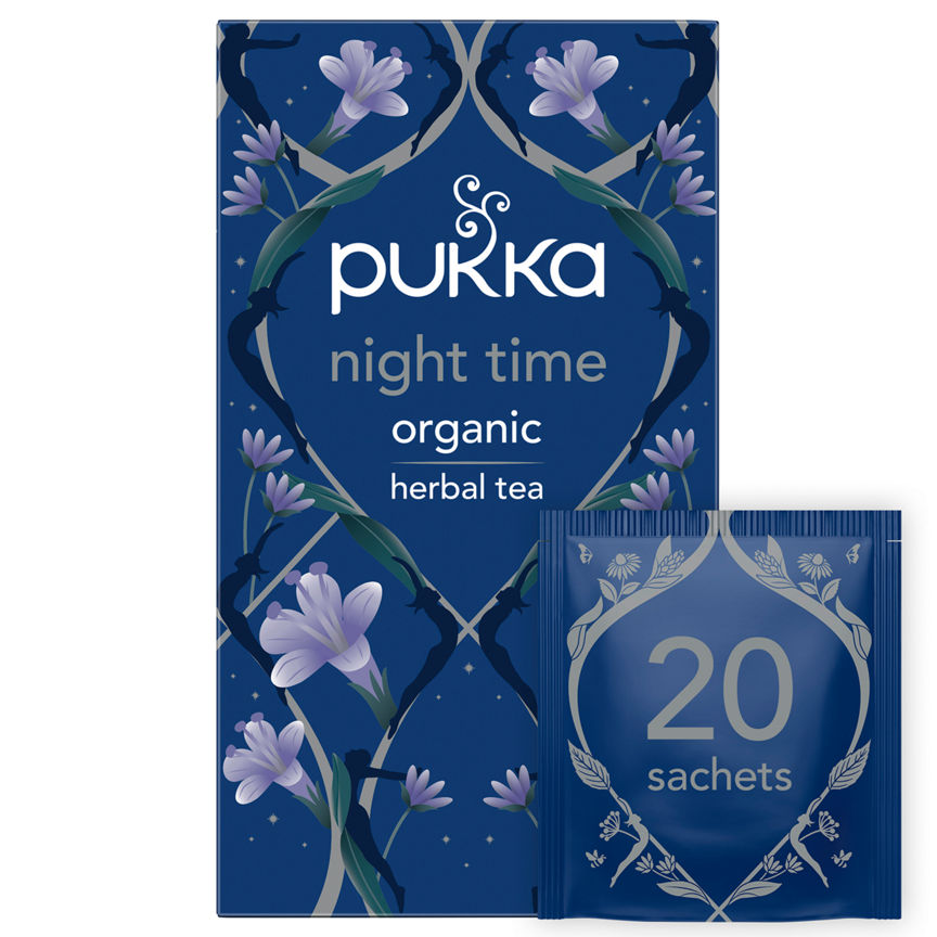 Pukka Organic Night Time 20 Herbal Tea Sachets