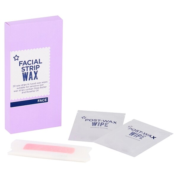 Superdrug Sensitive Facial Wax Strips x20 GOODS Superdrug   