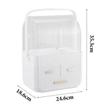 Livingandhome white cosmetics organiser 3 drawers (British brand)