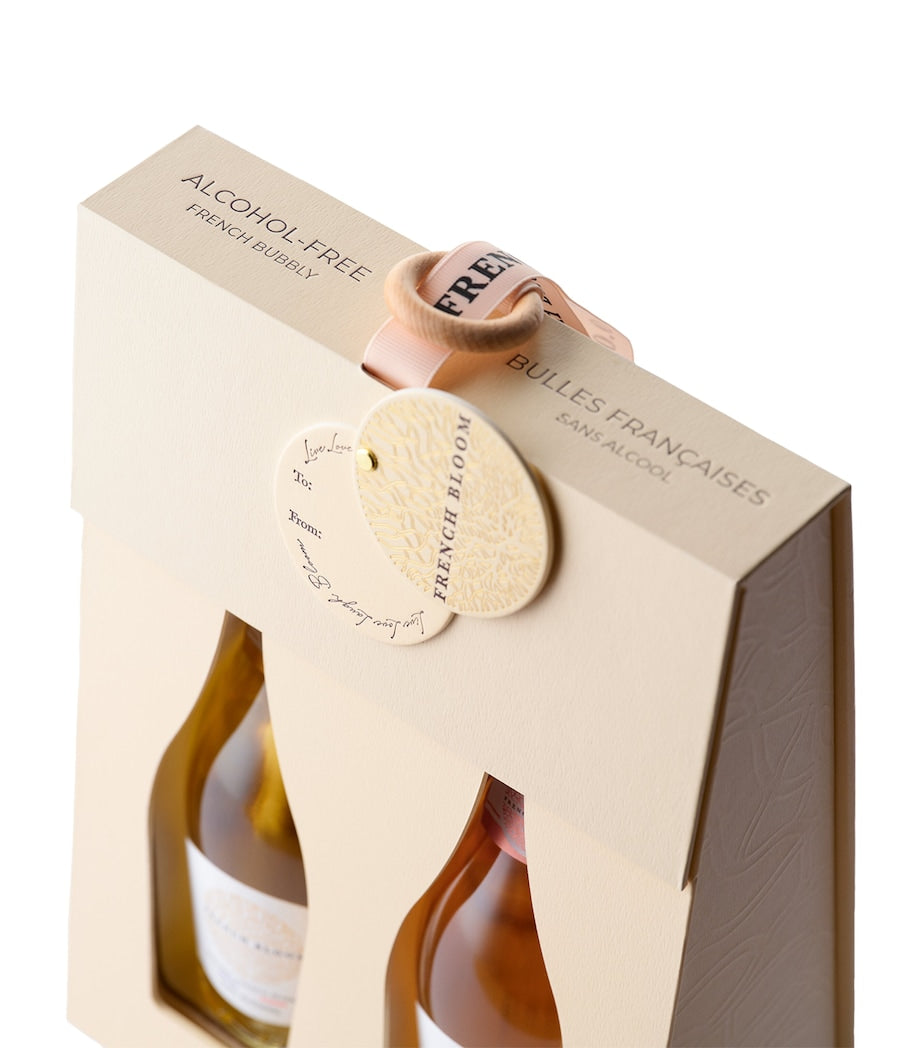 French Bloom Baby Bloom alcohol-free sparkling wine gift set - British product