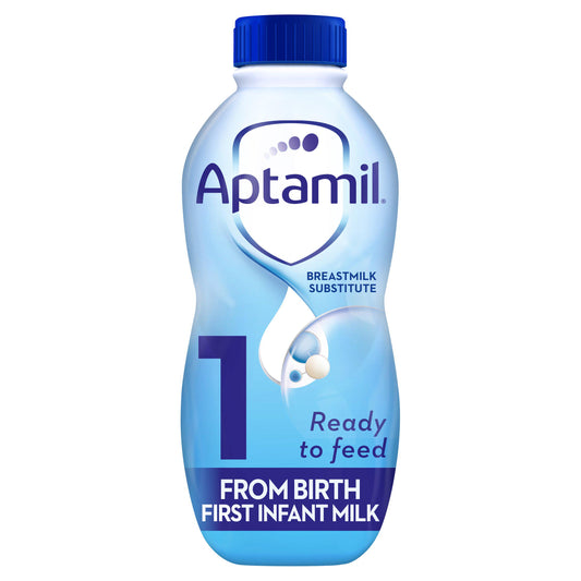 Aptamil 1 First Baby Milk Formula Liquid From Birth Ready To Feed 1L
