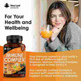 New Leaf Immune Complex + Vitamins & Minerals 120 Tablets GOODS Superdrug   