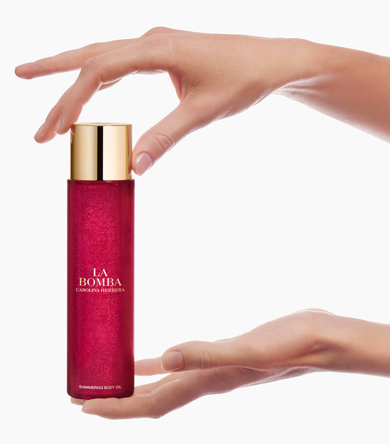Carolina Herrera La Bomba Shimmering Body Oil 150ml - British product