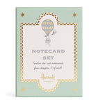 Harrods bear notecards set of 12, UK version