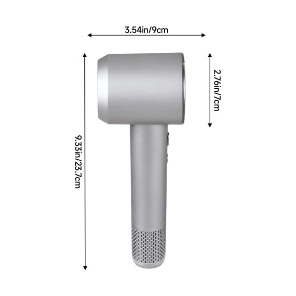 Livingandhome portable high-speed hair dryer with concentrator nozzle (British brand)