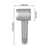 Livingandhome portable high-speed hair dryer with concentrator nozzle (British brand)