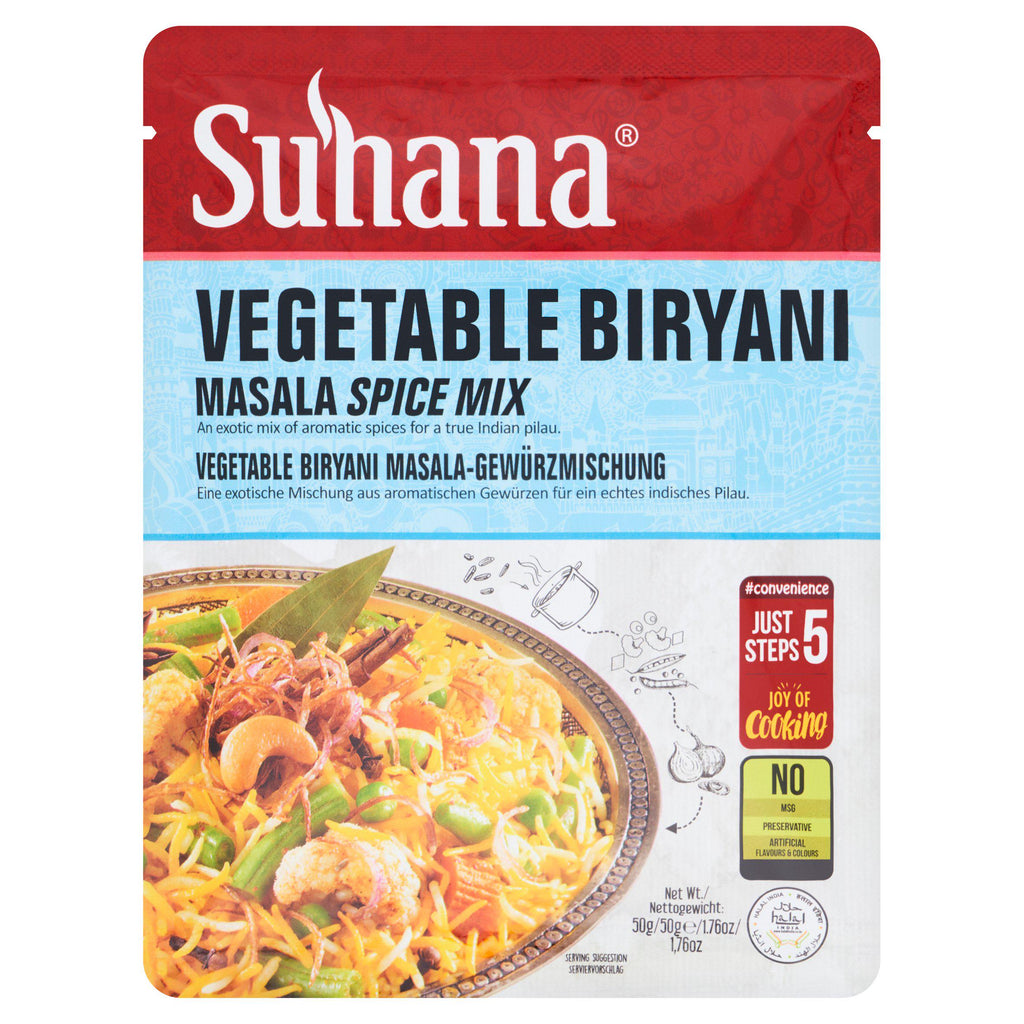 Suhana Vegetable Biryani Masala Spice Mix 50g