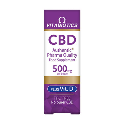 Vitabiotics Brains CBD Öl 500mg + Vitamin D 30ml