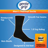 Gentle Grip non-binding thermal honeycomb top socks, UK version