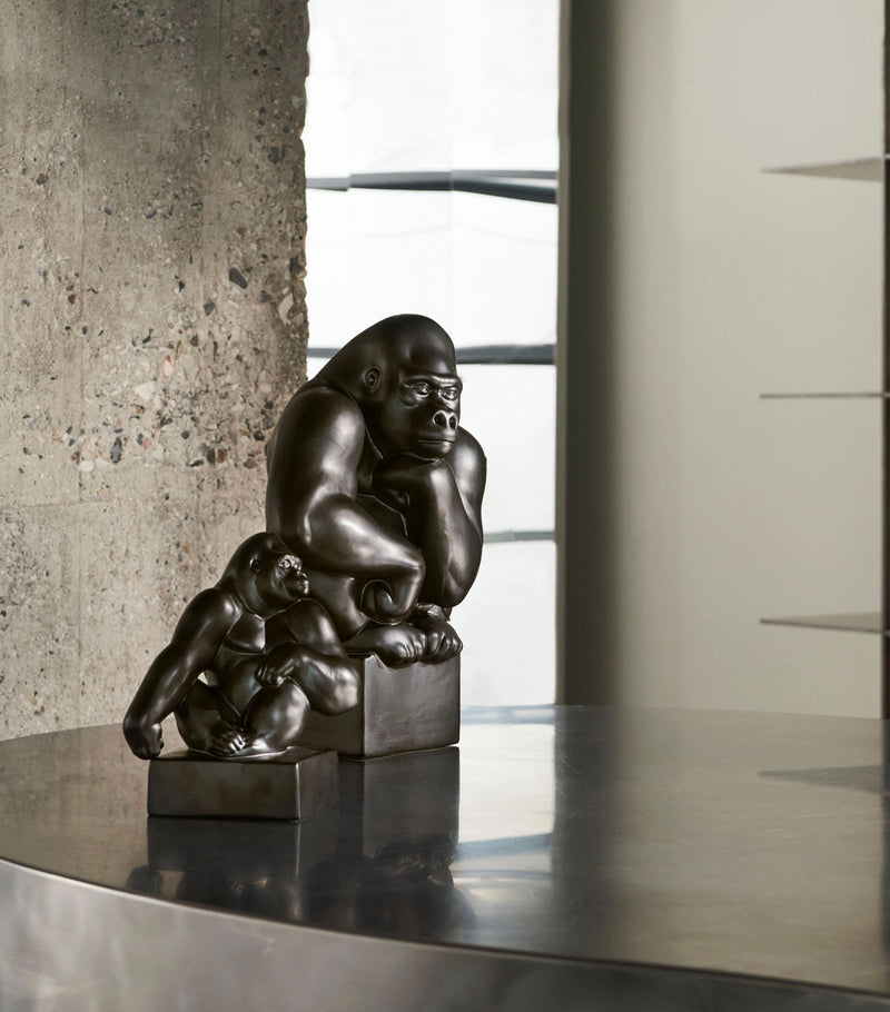 Royal Copenhagen porcelain gorilla figurine 20cm, UK version