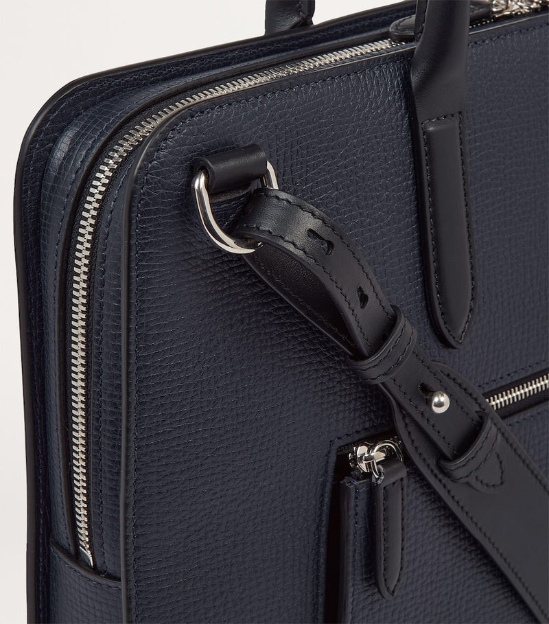 Smythson Ultra Slim Briefcase calf leather (British brand)