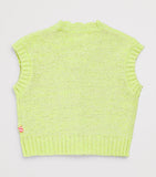 Billieblush knitted appliqué cardigan for children aged 2-12 years - British product