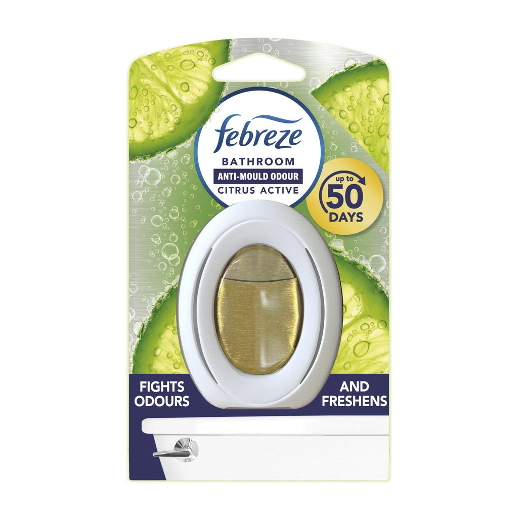 Febreze Bathroom, Continuous Air Freshener Odour Elimination & Prevention, Citrus Freshness 1 X 