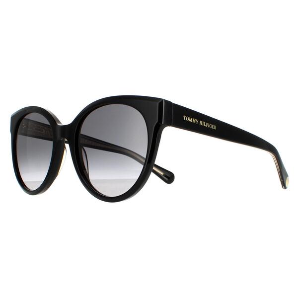 Tommy Hilfiger cat eye black gradient sunglasses, imported from the UK
