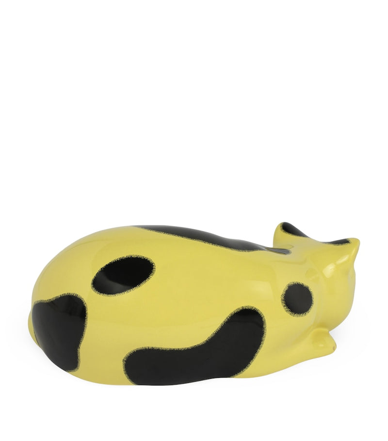 Fornasetti ceramic macchiato cat ornament - British product