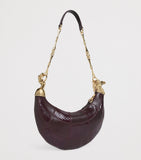 Chloé Chain Horse shoulder bag buffalo leather and snakeskin, UK version