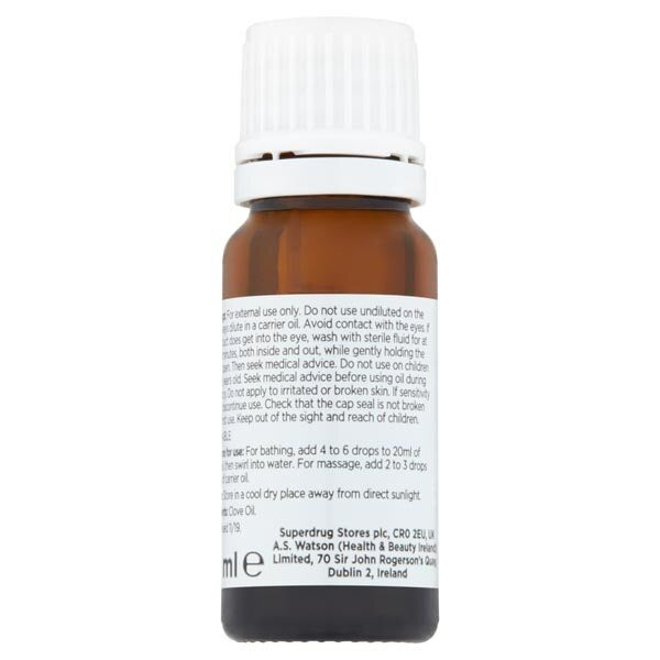 Clove Oil 10ml GOODS Superdrug   