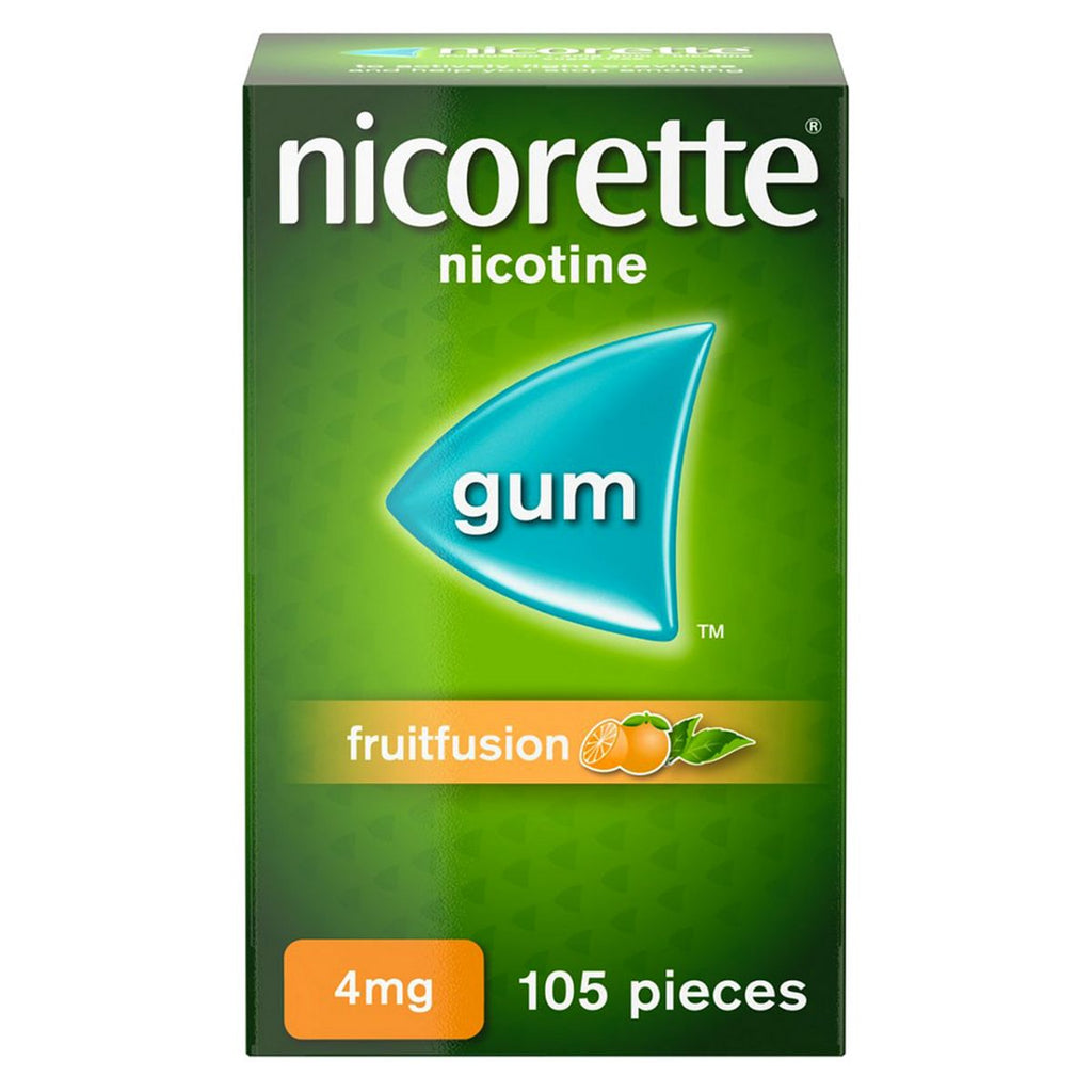 Nicorette Fruitfusion 4mg Nicotine Gum 105 pieces