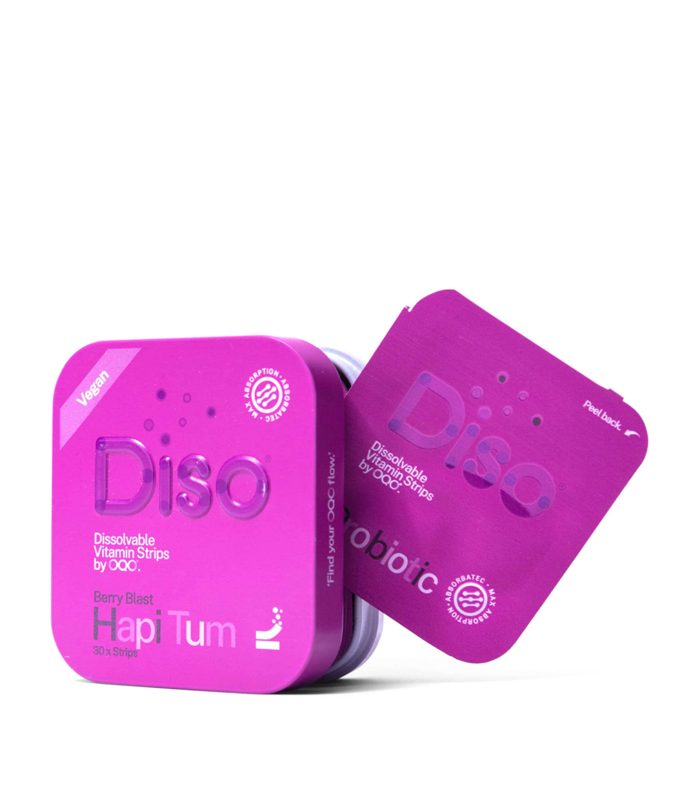 OQO DISO Hapi Tum vitamin strips 30 strips, imported from the UK