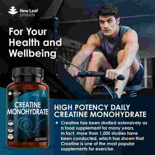 New Leaf Creatine Monohydrate Tablets 3000mg GOODS Superdrug   