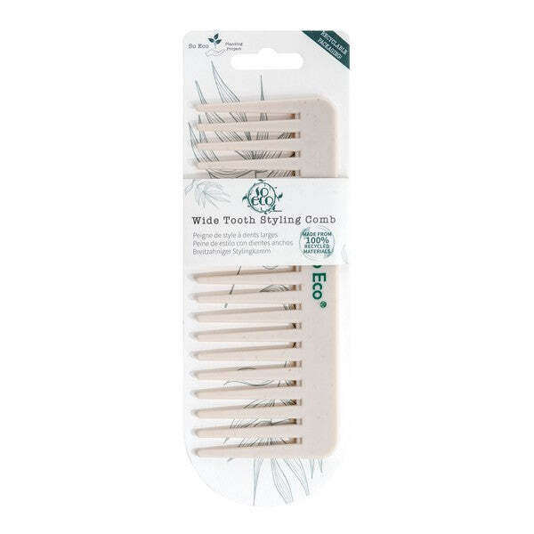 So Eco wide tooth styling comb for curly hair types (British brand)