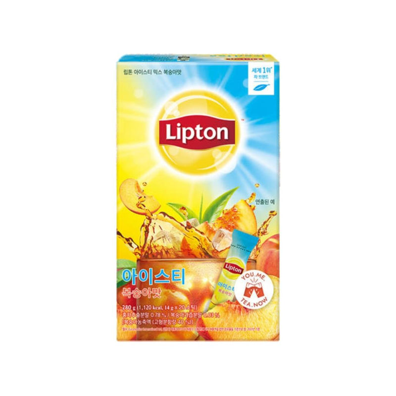 Lipton iced tea sticks peach flavour 20 sticks - British product