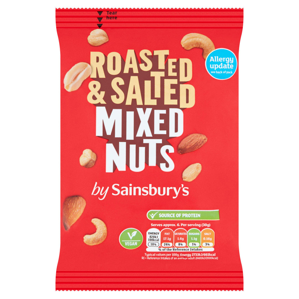 Sainsbury's Roasted & Salted Mixed Nuts 200g