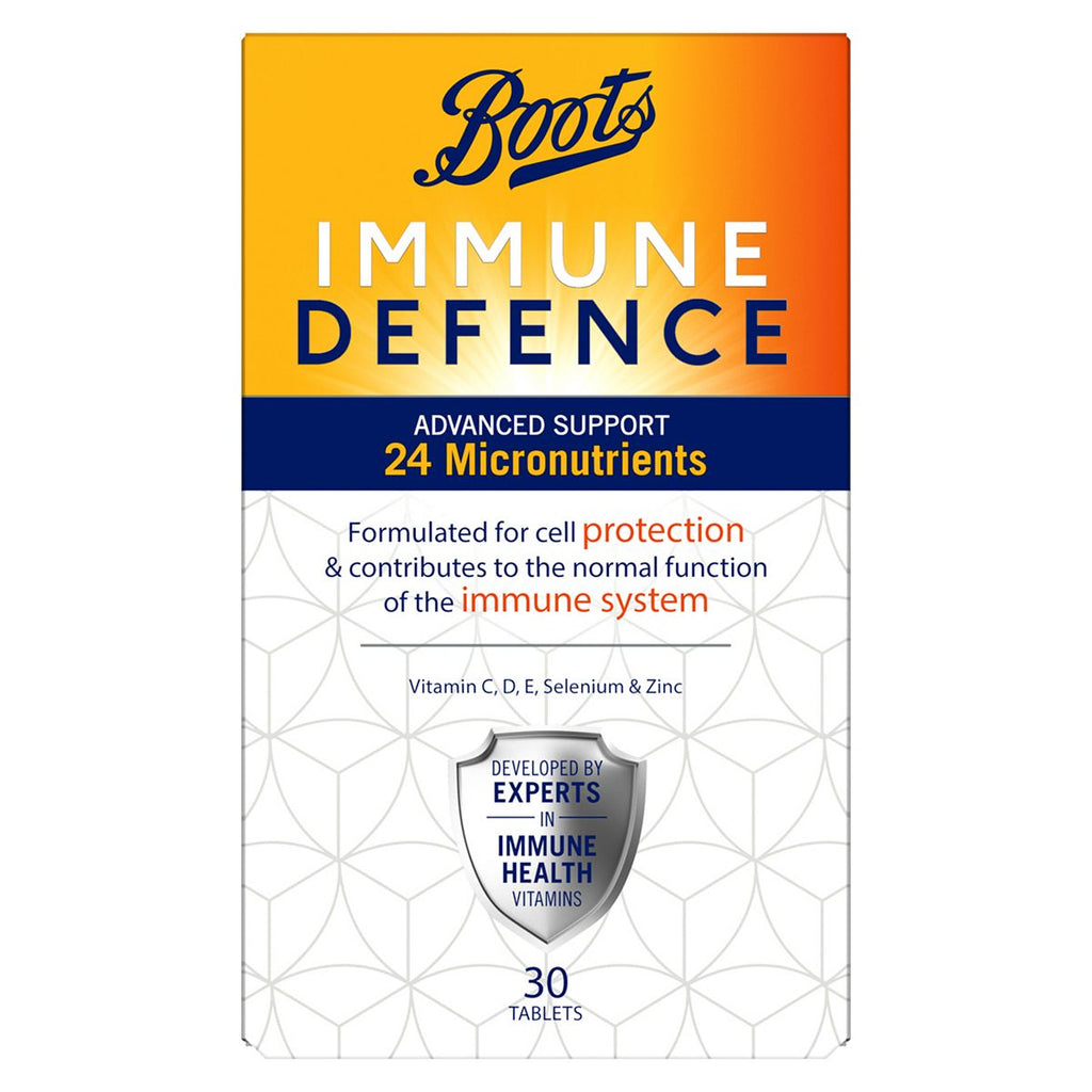 Boots Immune Defence Advanced Support 24 Micronutrients 30 Tablets