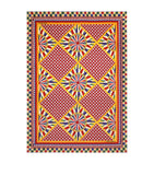 Dolce&Gabbana Casa Wool-Silk Carretto Print Throw 140cm x 180cm - British product