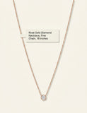 Cartier d'Amour extra small 0.04ct rose-gold diamond necklace (British brand)