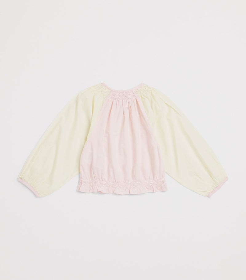 Louise Misha embroidered cotton Elanor blouse for children ages 4-12, UK version