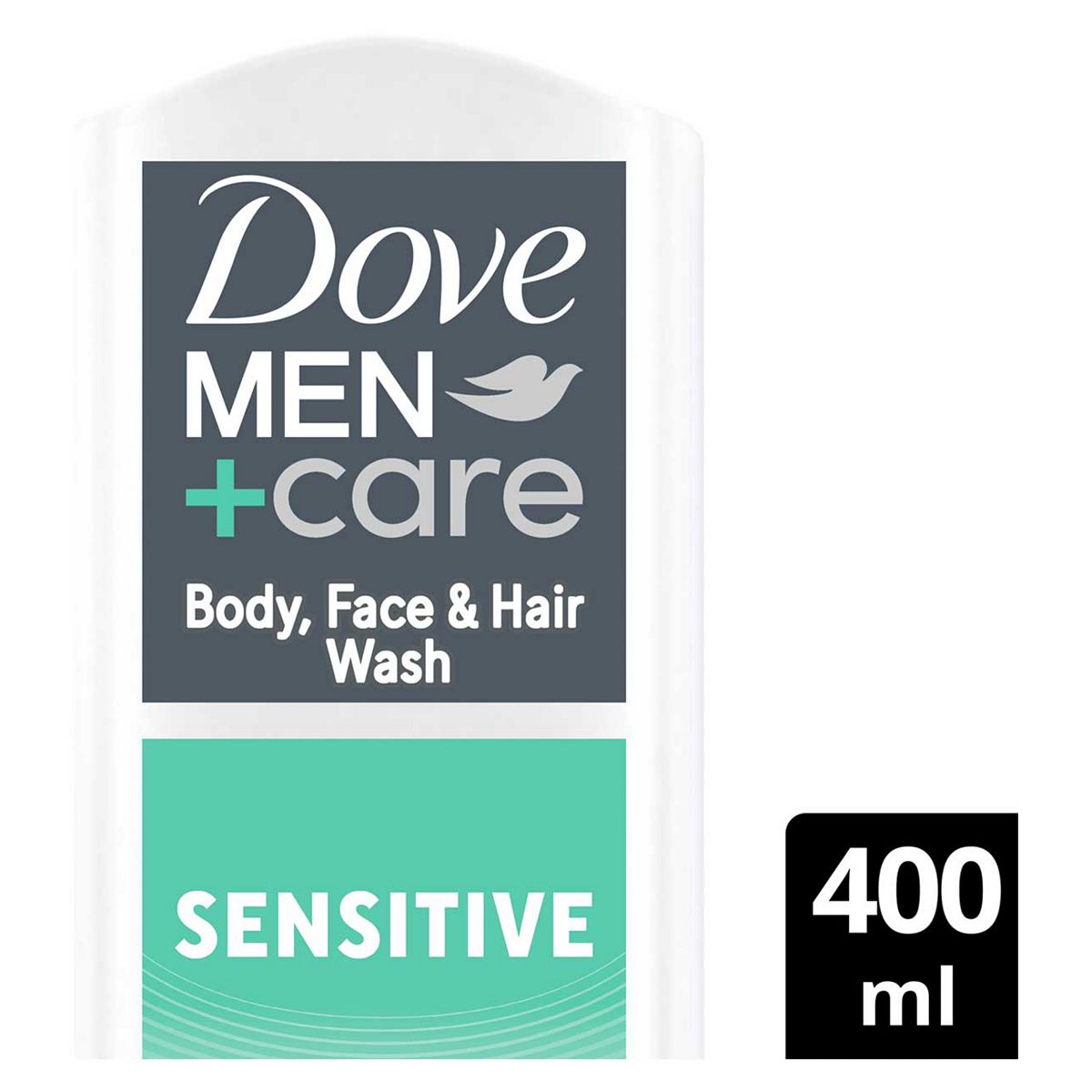 Dove Men+Care Sensitive Hair + Face + Body Wash 400ml Men's Toiletries Boots   