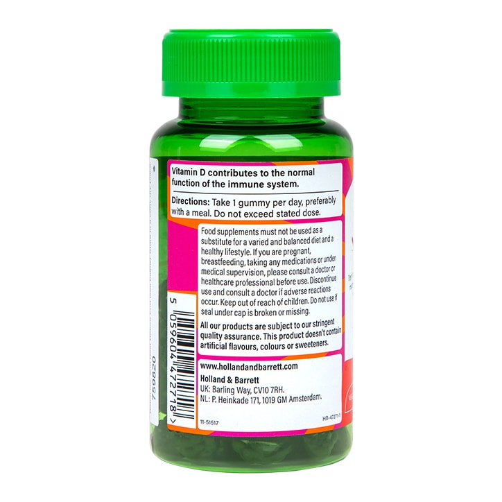 Holland & Barrett Kids Vitamin D 10µg 30 Gummies GOODS Holland&Barrett   