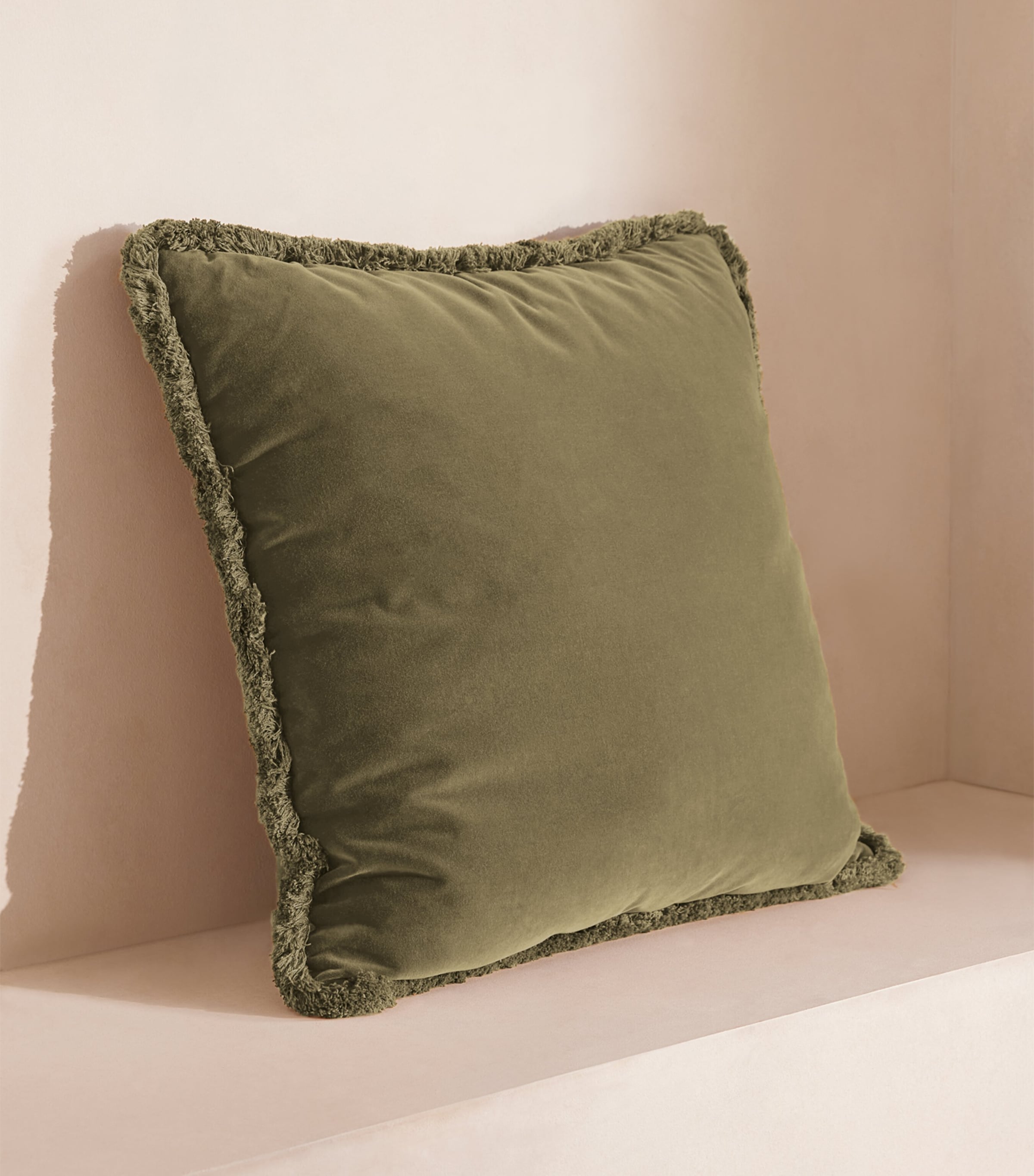 Soho Home velvet cushion 50cm x 50cm (British brand)