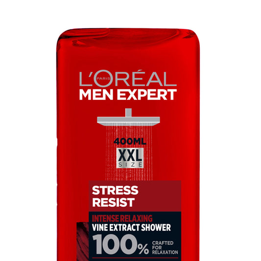 L'Oreal Men Expert Stress Resist Shower Gel Large XL 400ml shower Sainsburys   