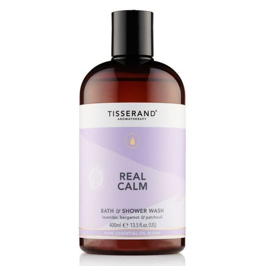 Tisserand Real Calm Bath & Shower Wash 400ml Natural Shower Gel & Body Wash Holland&Barrett   