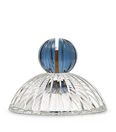 Harrods Reflections Copenhagen Crystal Louis Place Card Holder H6.5cm x W6.5cm x D4.5cm approx.- Buy online at McGrocer