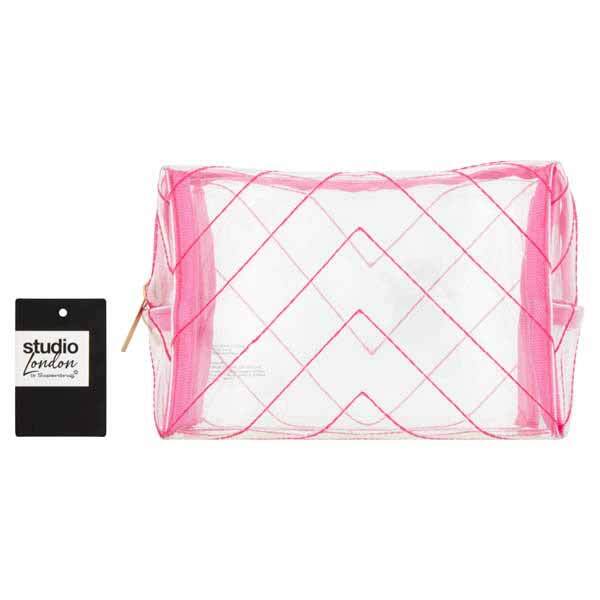 Studio Pvc Organizer Stiching Dark Pink