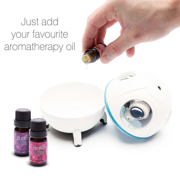 Rio spaceship oil diffuser humidifier night light (British brand)