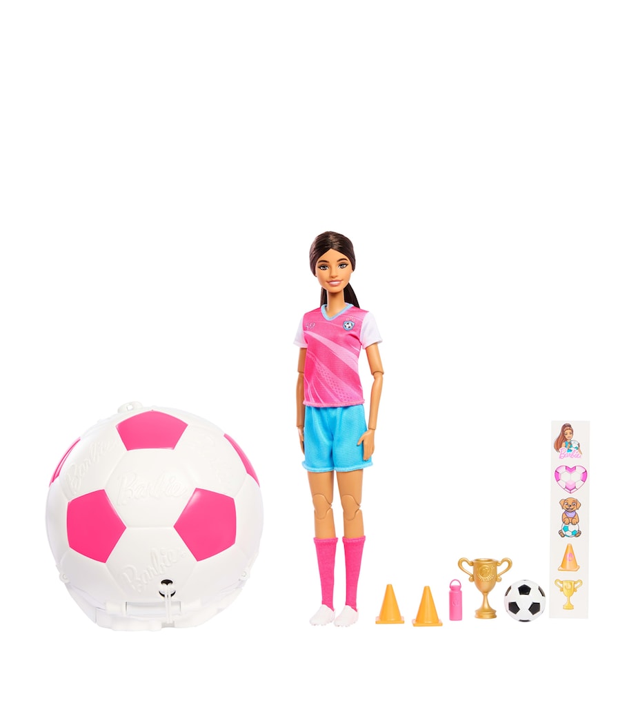 Barbie Roll & Reveal Fußballspieler-Puppe Set - Britisches Produkt
