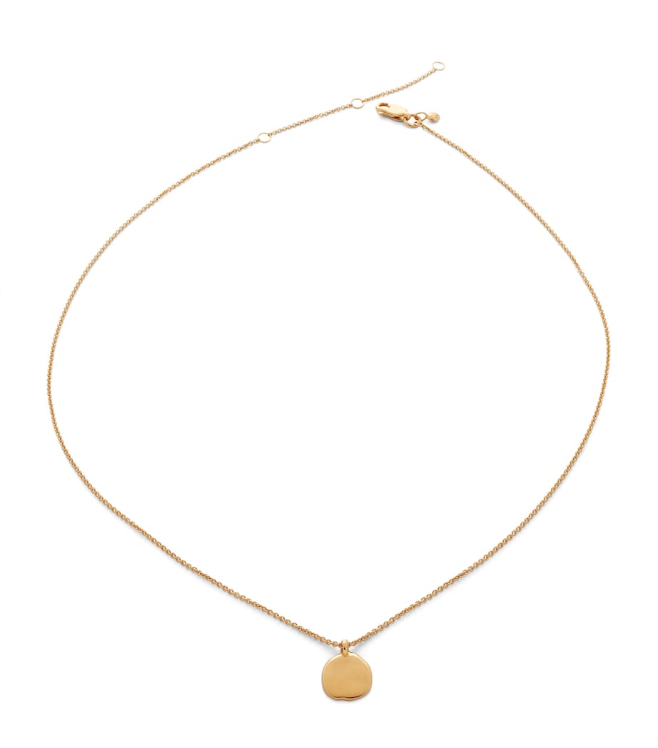 Monica Vinader gold vermeil pendant necklace, imported from the UK