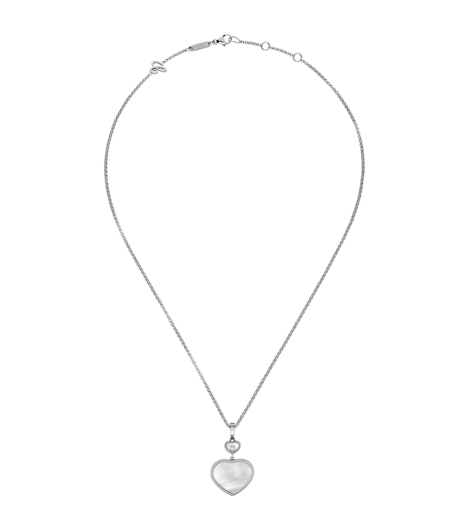 Chopard Happy Hearts pendant white gold diamond (British brand)