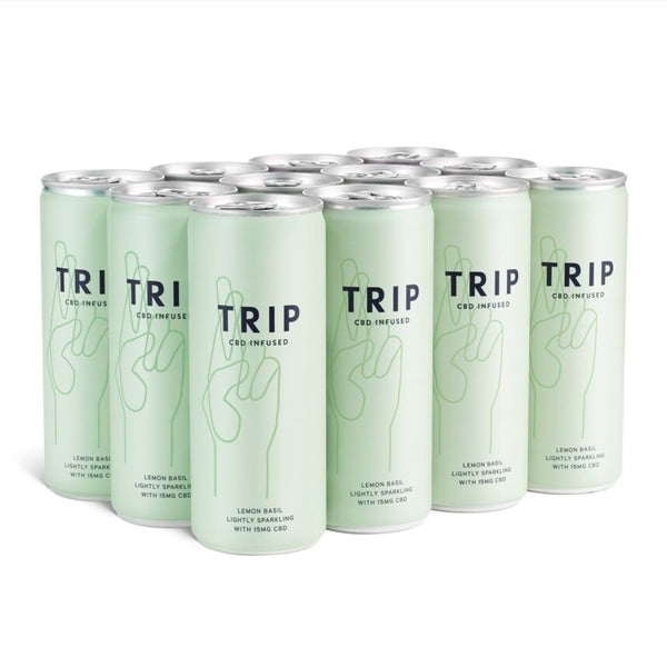 TRIP Lemon Basil CBD Drinks 12 x 250ml