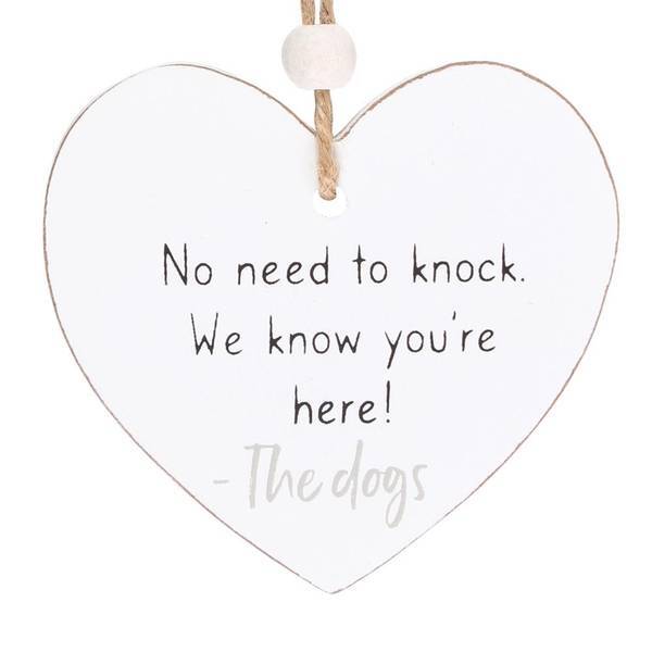Something Different heart hanging sign reversible text, imported from the UK